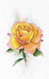 Набор для вышивания М.П. Студия А-049 «Жёлтая Роза»