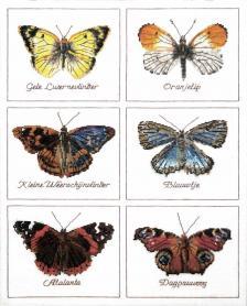 Набор для вышивания Thea Gouverneur 2037 «Бабочки»