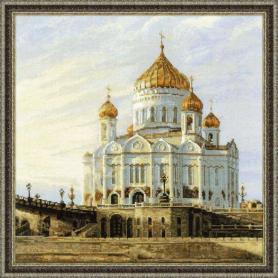 Набор для вышивания Риолис 1371 «Москва. Храм Христа Спасителя»